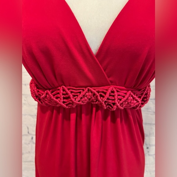 Jantzen Red Flowy Comfortable Sundress Dress Size Medium - Picture 3 of 9